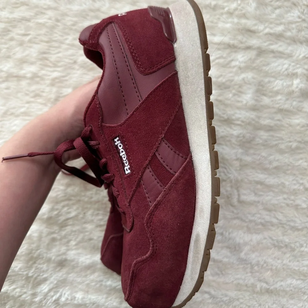Reebok Womens Classic Harman steel toe Work Sneaker Red Size 8.5 - Picture 4 of 7